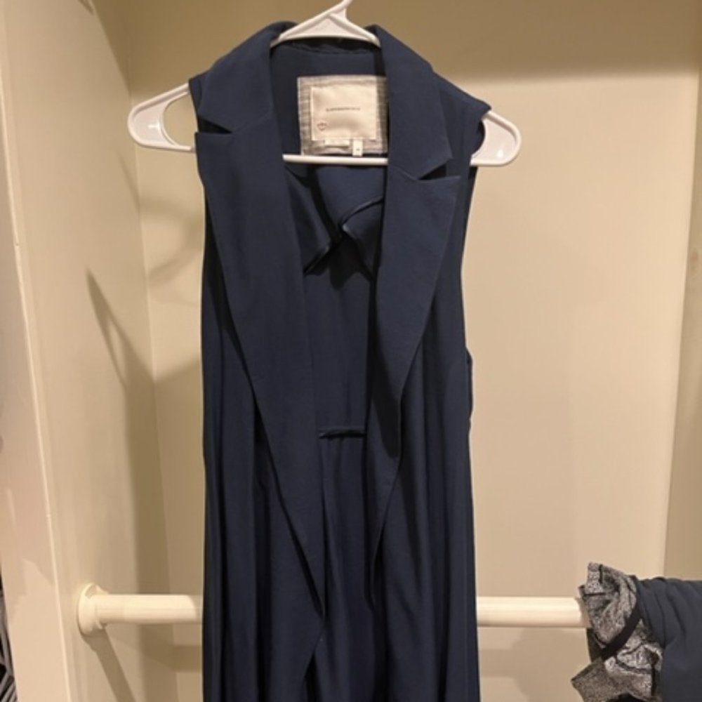 Navy Blue Anthropologie Vest
